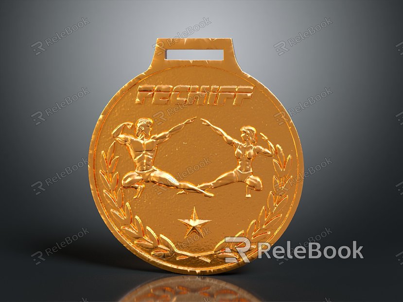 Modern Medal Bodybuilding Medal Medal Bodybuilding Medal Athlete Medal model