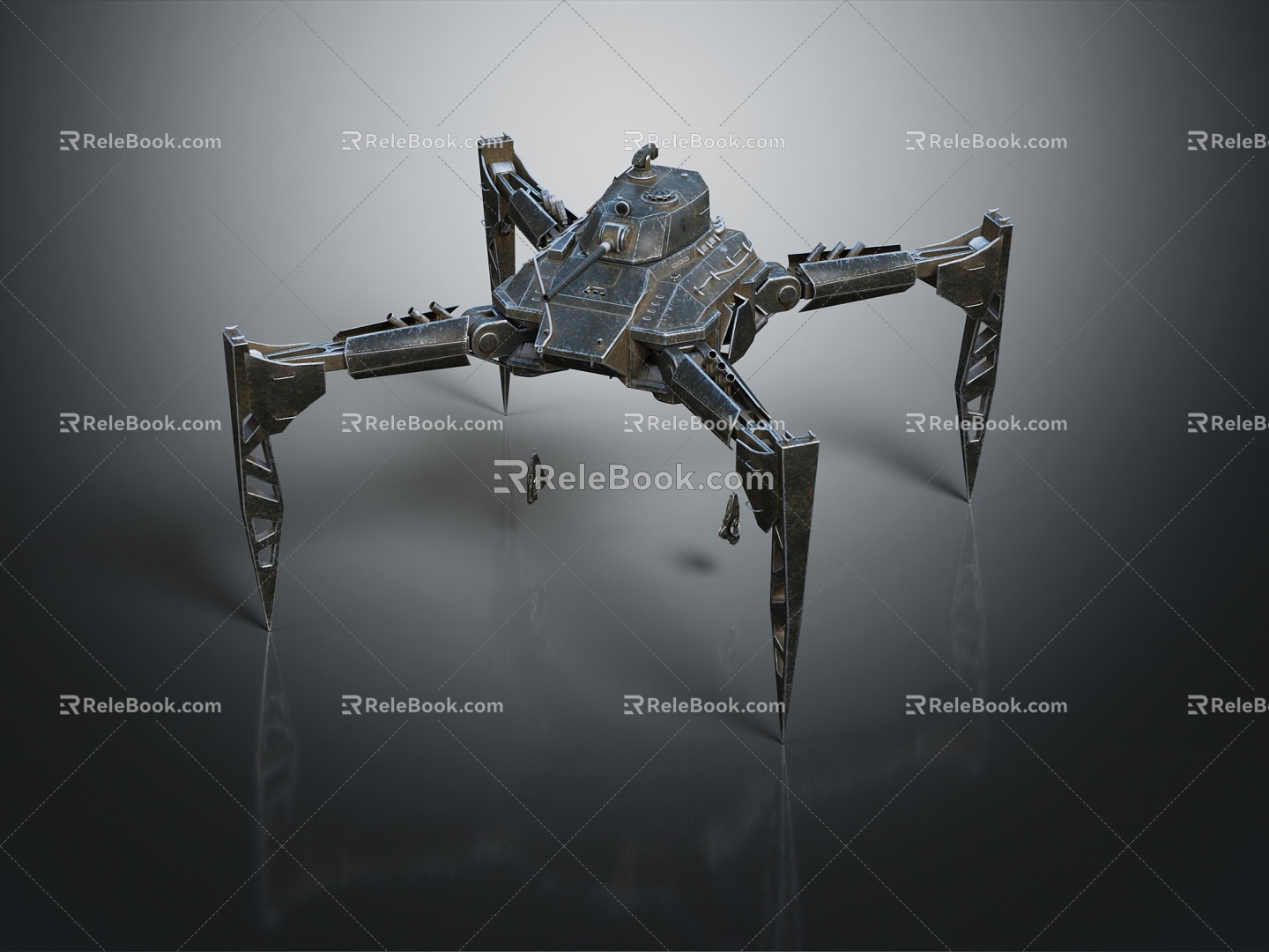 INDUSTRIAL LOFT ROBOT MACHINE SPIDER MACHINE SPIDER MACHINE WARRIOR 3d model