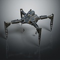 INDUSTRIAL LOFT ROBOT MACHINE SPIDER MACHINE SPIDER MACHINE WARRIOR 3d model