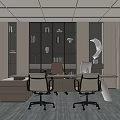 Modern General Manager Office 3d model