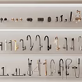 Modern Faucets in Various Styles and Finishes Displayed on Store Shelves