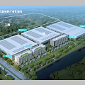 Industrial Factory Complex Phase II in Bonded Zone With Multiple Buildings Greenery Roads and River