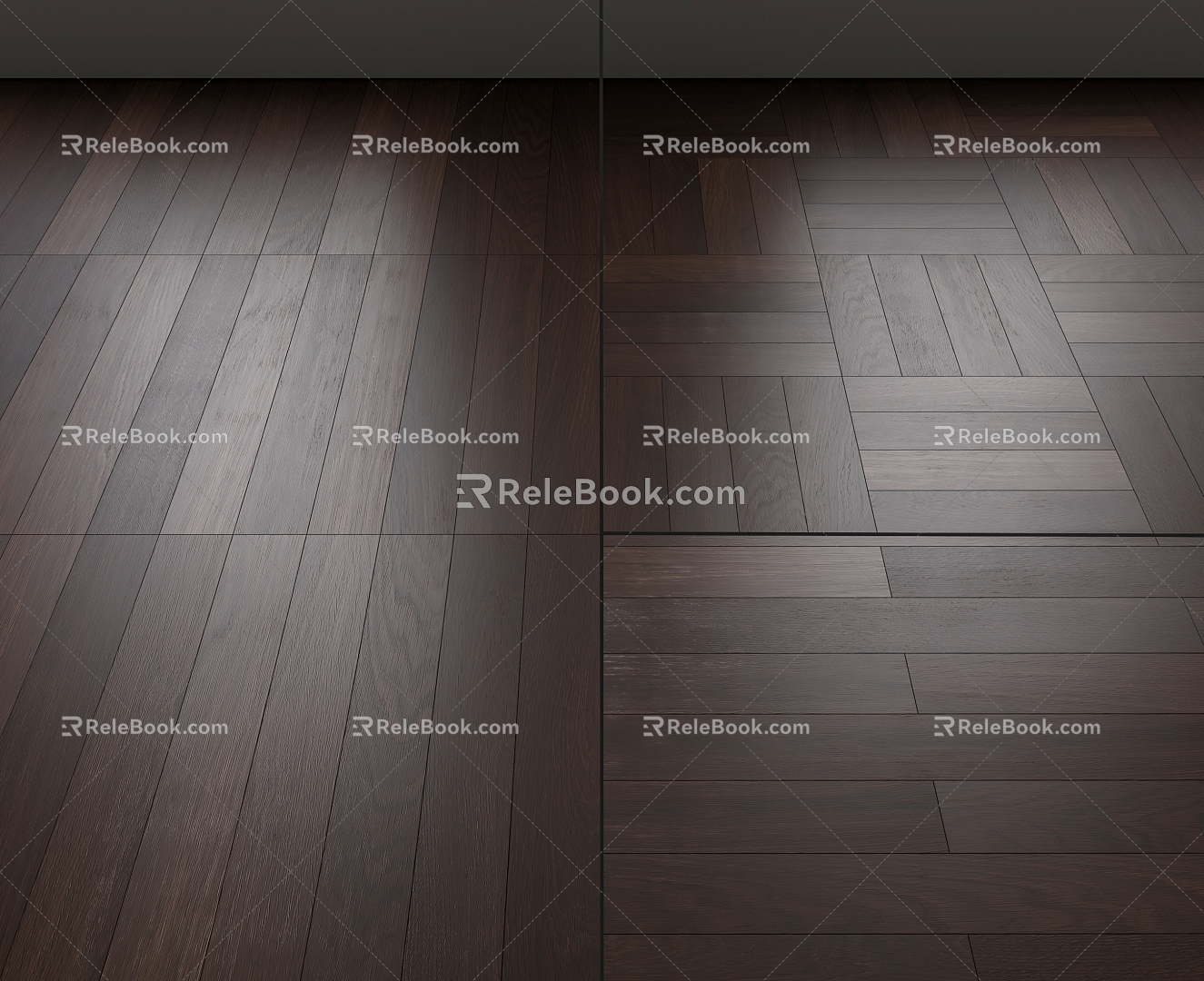 Modern Wood Flooring 3d model