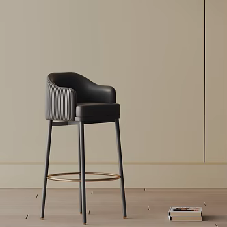 Modern Bar Chair 3d model