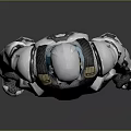 Sci-Fi Armor Alien Armor Sci-Fi Armor High-Tech Armor Futuristic Armor Alien Warrior Armor 3d model