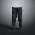 Pants Trousers Men's Pants Women's Pants Clothes Realistic 3d model