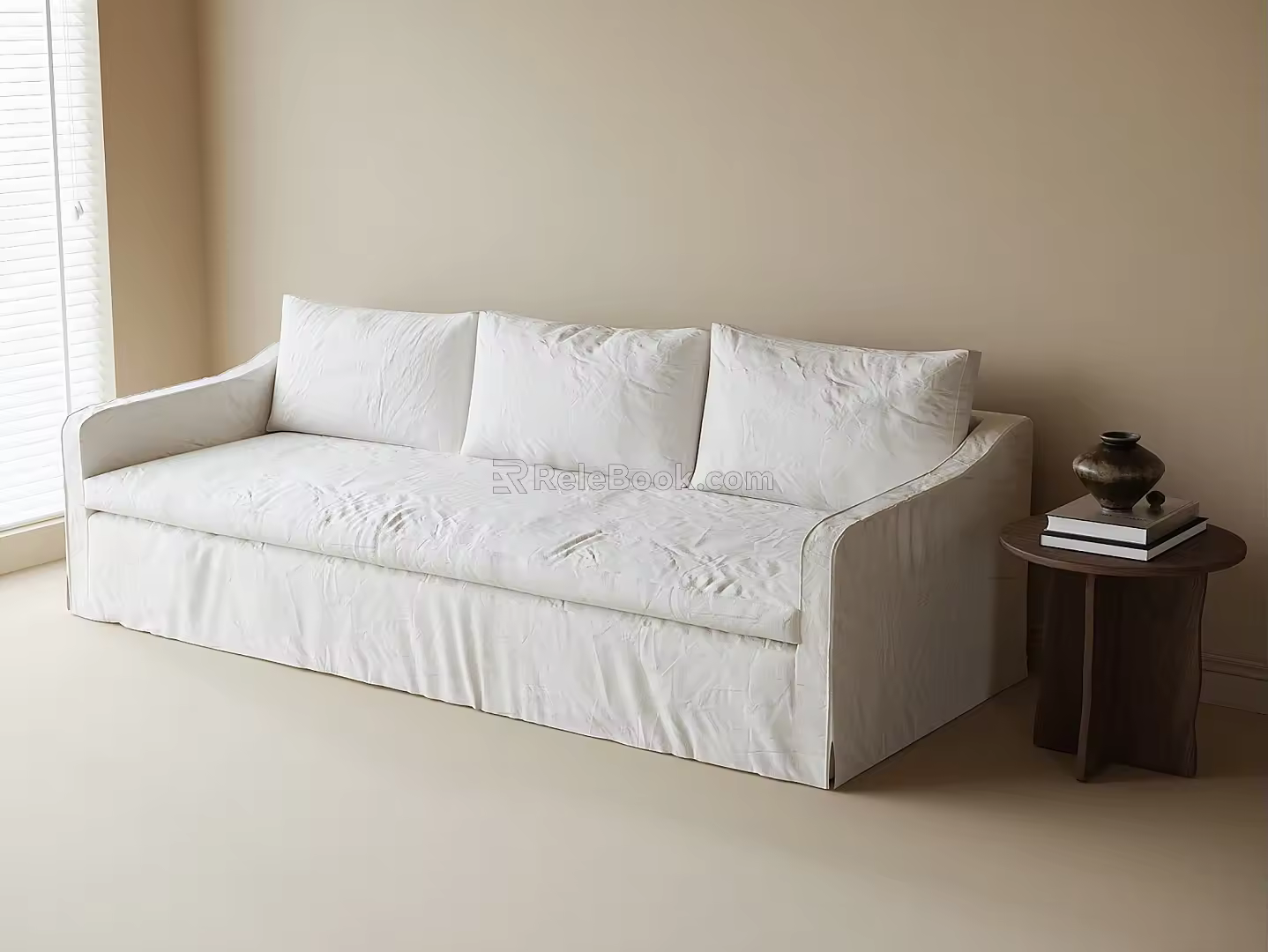 Modern Fabric Sofa Multiplayer Sofa 3d model