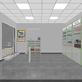Multi Tiered Display Shelves With Organized Colorful Product Packages In Retail Store