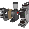 Various Coffee Appliances Including Makers Grinders And Brewers For Home Use