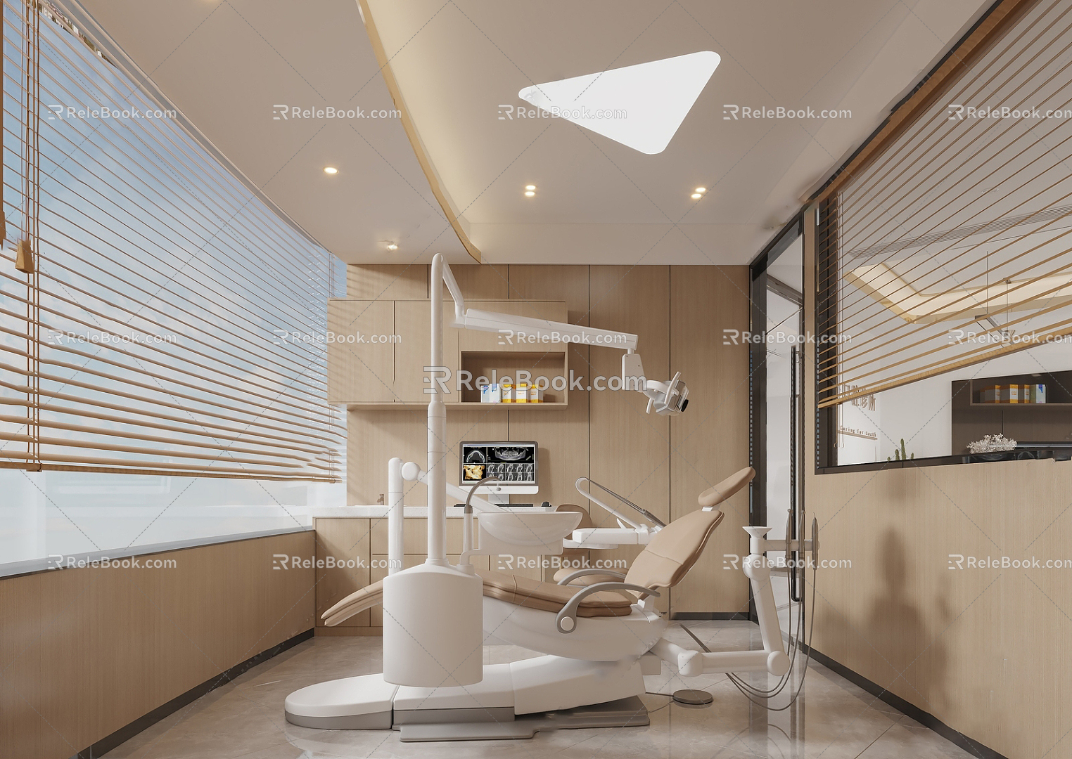 Modern Clinic Dental Hospital 3d model