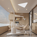 Modern Clinic Dental Hospital 3d model