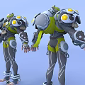 Modern Robot Game Role Mecha Warrior 3d model