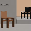 Elegant Modern Leisure Chairs Featuring Leather Seats Wooden And Metal Frames For Interior