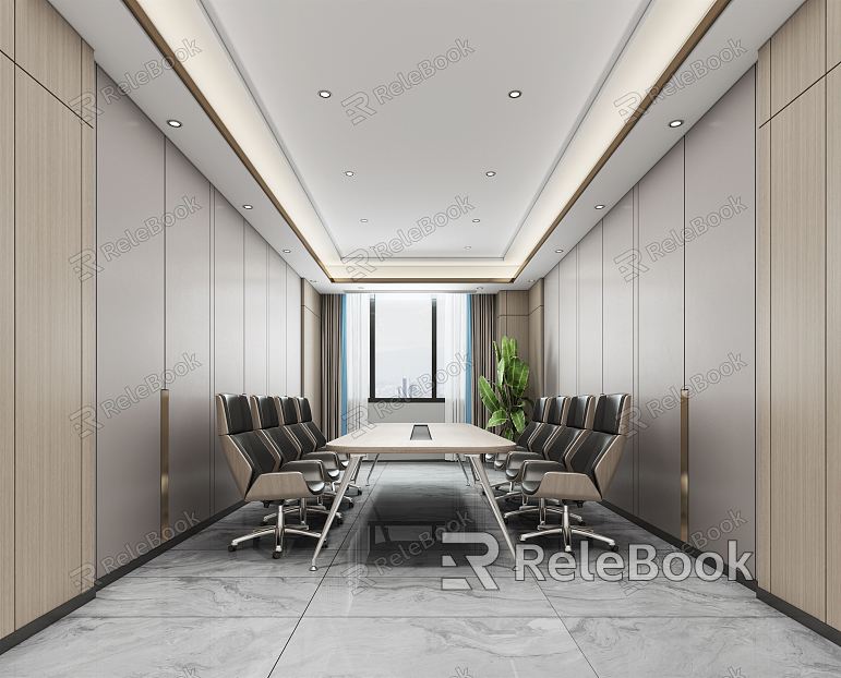 Modern Meeting Room Reception Room model