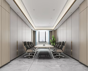 Modern Meeting Room Reception Room 3d model