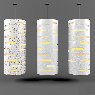 Interior decorative lamp 3d model