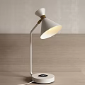 WestElm cream wind table lamp bedside lamp desk lamp 3d model