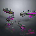 Science Fiction Firearms Next Generation Firearms Science Fiction Game Gun Game Firearms Game Gun Concept Gun Laser Gun 3d model