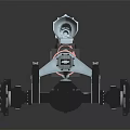 Automotive Suspension Components with Alloy Wheels Shock Absorbers Metal Frame and Precision Engineering