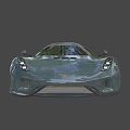 Blue Luxury Supercar With Sleek Aerodynamic Body Black Wheels And Modern Headlights