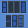 Various Hinged Doors Design For Home Interior With Glass And Wooden Panels
