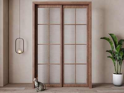 sliding door 3d model