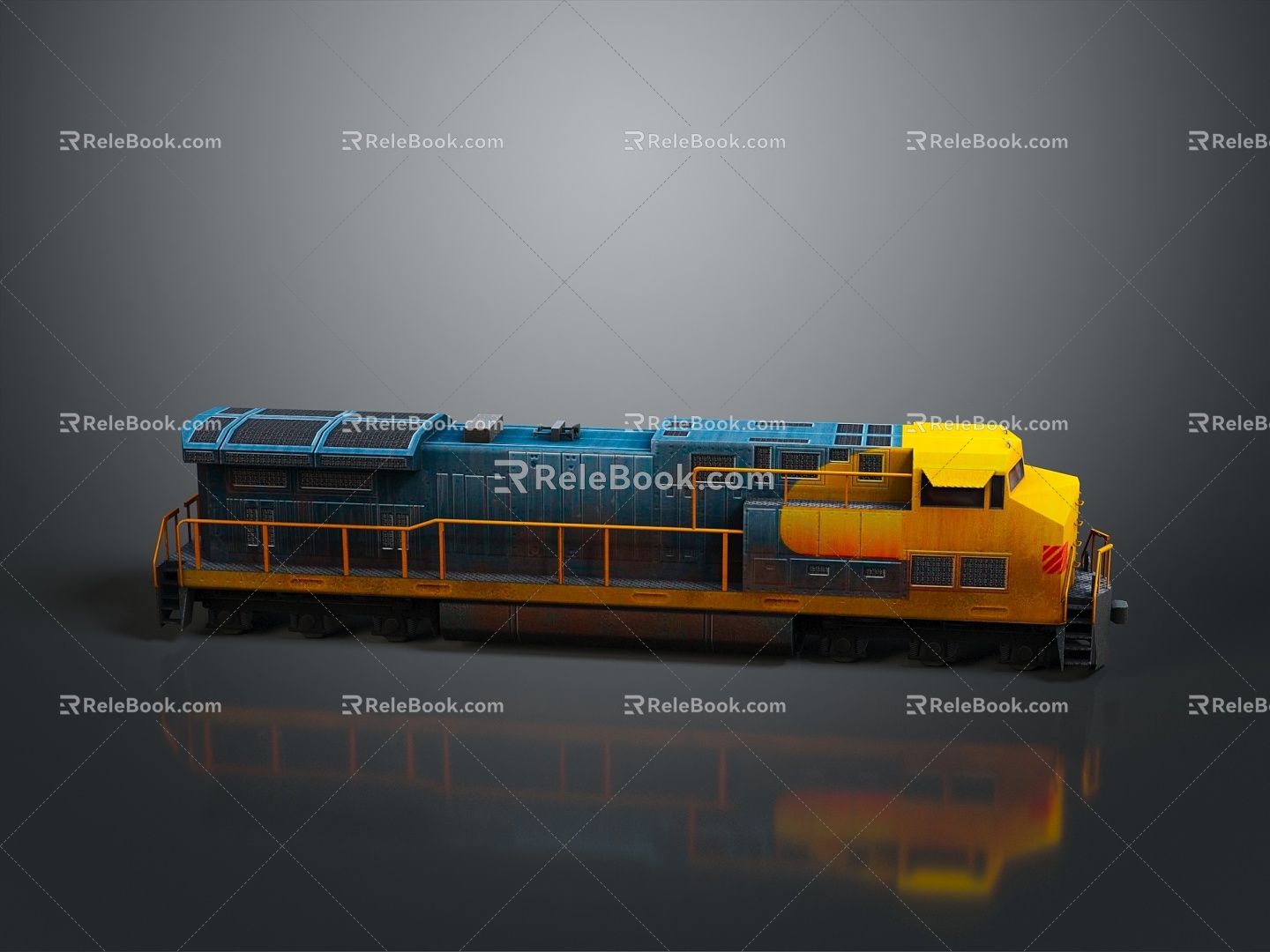 vintage train steam train train carriage locomotive head steam car carriage train modern vehicle 3d model