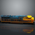 vintage train steam train train carriage locomotive head steam car carriage train modern vehicle 3d model