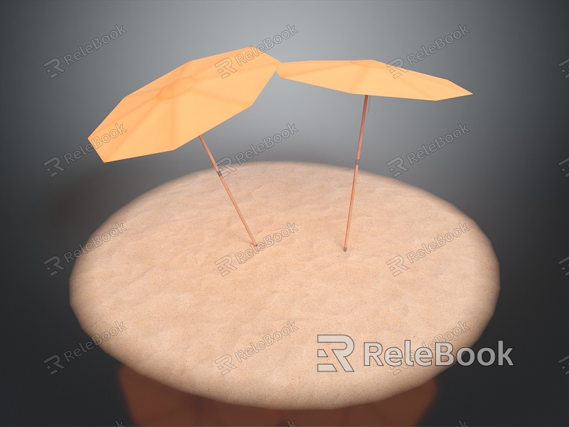 Umbrella umbrellas outdoor items realistic model