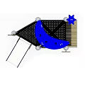 Modern slide children'slide 3d model