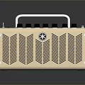 YAMAHA Compact Portable Beige Computer Speaker With Knobs Handle And Vent Design
