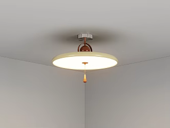 Antique ceiling lamp 3d model