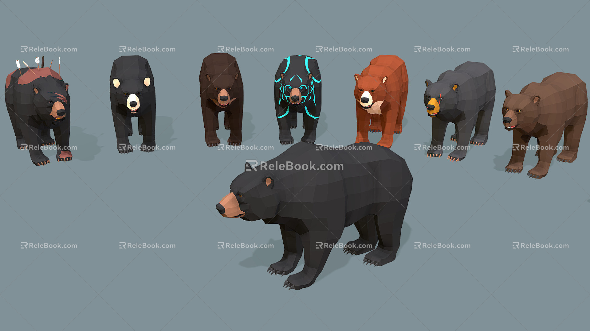 The Modern Bear 3d model