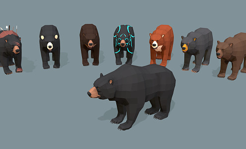 The Modern Bear 3d model