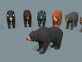 The Modern Bear 3d model