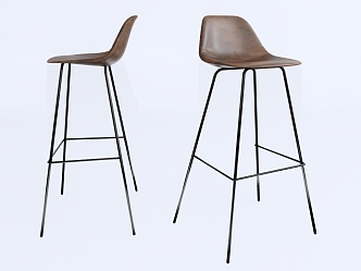 Modern Bar Chair 3d model