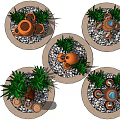 Modern Pottery Pottery Pot Sort 3d model