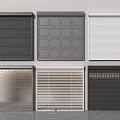 Rolling shutter door rolling gate garage door rolling door garage door shop door warehouse door security door 3d model