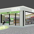 Bianlifeng Convenience Store 24 Hour Open With Product Shelves And QR Code Entrance