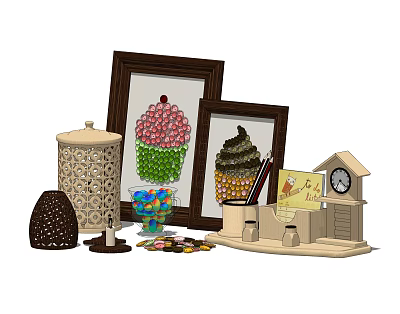 Decorations 3d model Decorations 3d model