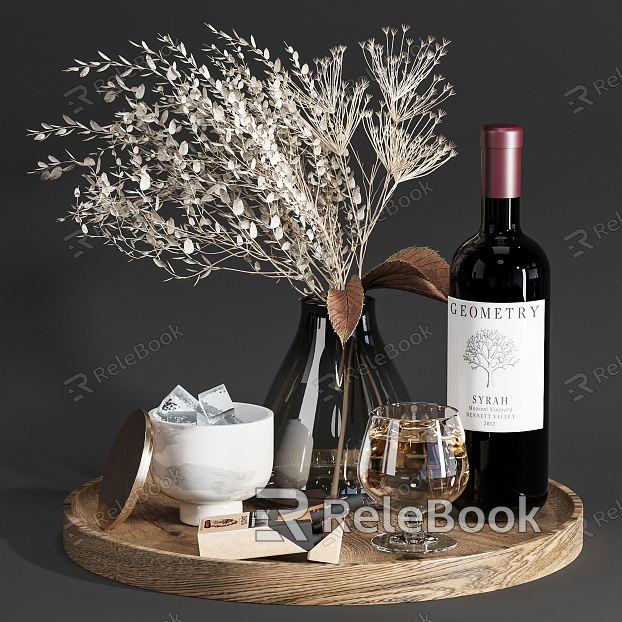 Modern Wine Bottle Wine Supplies model