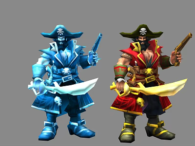 Modern Game Characters 3d model