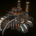 weapons sci-fi building 3d model