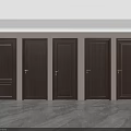 Various Styles Of Wooden Hinged Doors With Different Panel Details For Interior Home Decor