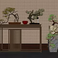 New Chinese-style Duan Jing Tai Duan Jing Strip Case 3d model