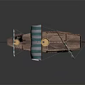 modern ship ancient ship ancient sailing ship ancient warship large ancient ship 3d model