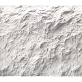 White Textured Wall Component With Rough Surface And Natural Finish
