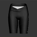 Black Athletic Shorts with White Accents and Simple Design for Daily Casual Wear