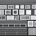 Different Styles of Air Conditioner Vent Grilles for Home Interior Design