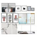 Diverse Framed Wall Art Collection Featuring Abstract Natural And Scenic Themes